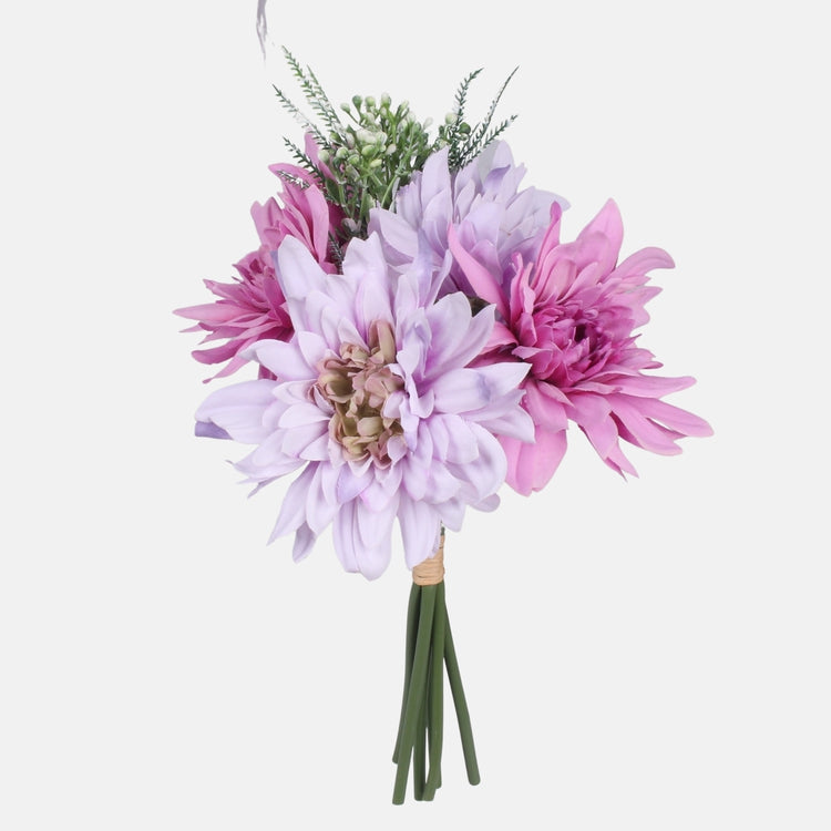 Daalia bukett kunstlille juhuslik värv 27 cm - Kunstlilled