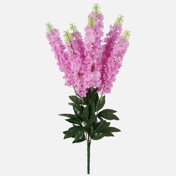 Lilla delphinium kunstlillekimp 64 cm - Kunstlilled