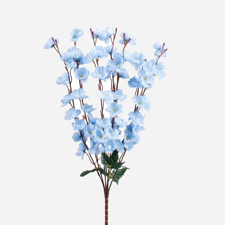 Õunapuu kunstlillekimp helesinine 54 cm - Kunstlilled