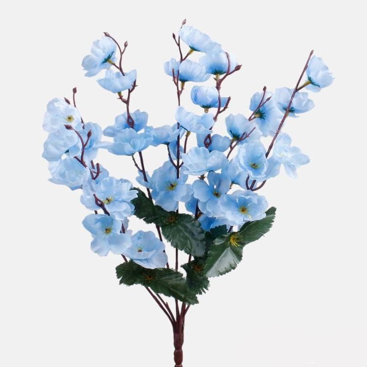 Õunapuu kunstlillekimp helesinine 41 cm - Kunstlilled