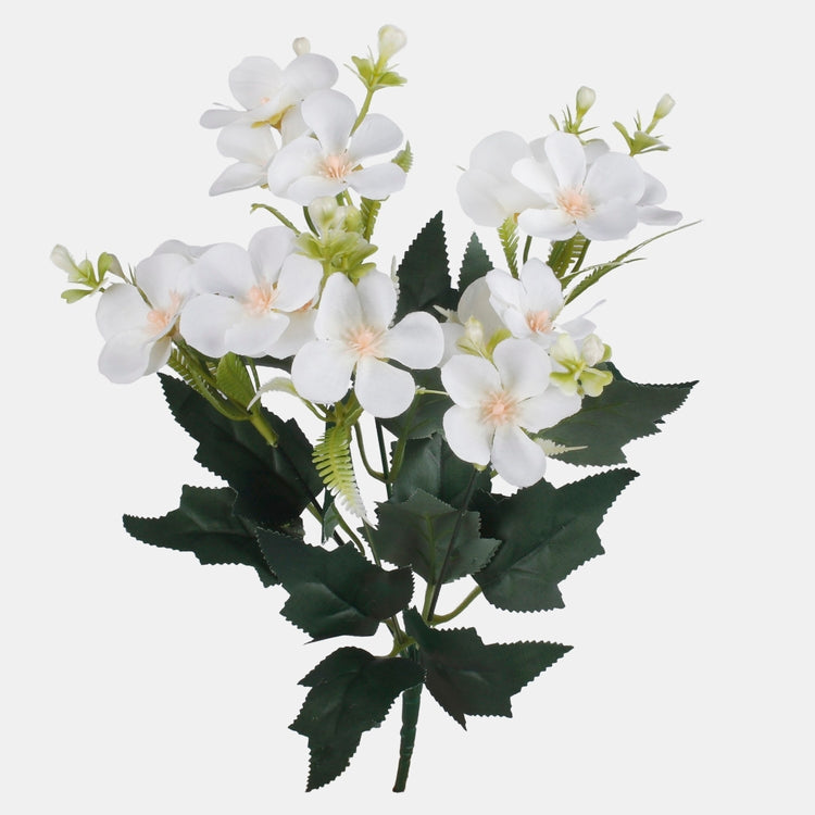 Valge priimula kunstlillekimp 34 cm - Kunstlilled