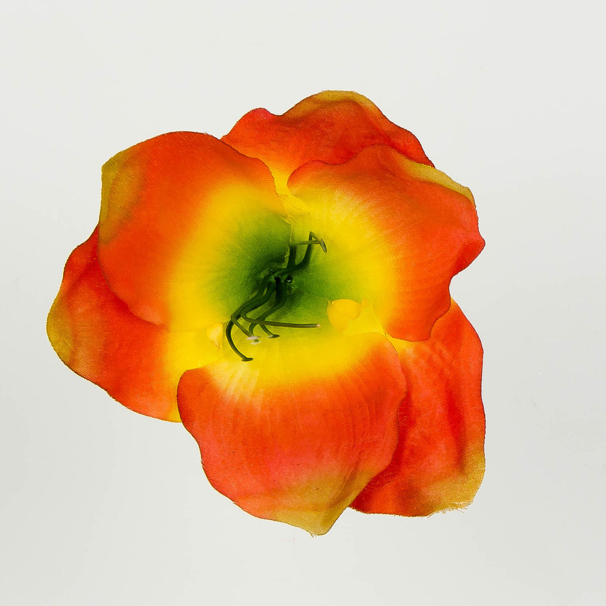 Amaryllis – tekokukkapää, satiini, 13 cm, 12 kpl