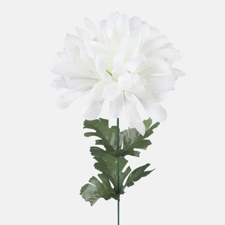 Kreemjas krüsanteem kunstlill 52 cm - Kunstlilled