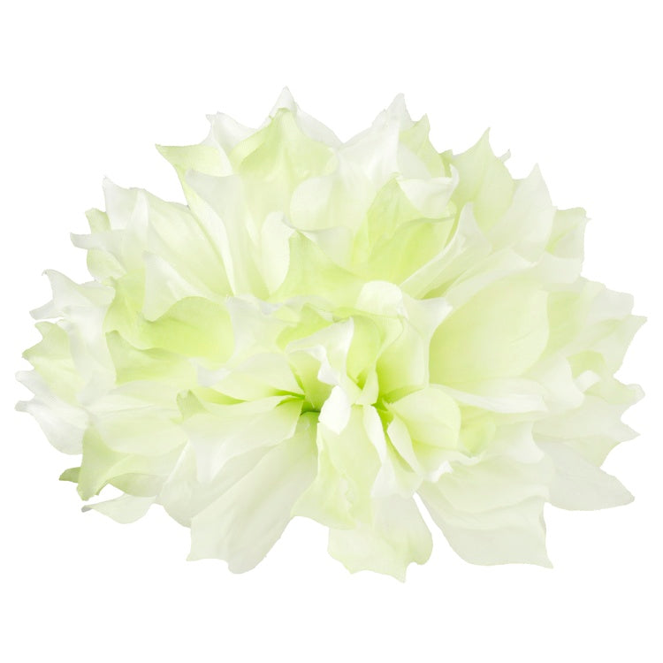 Dahlia kunstlillepea kreem-roheline Ø14 cm - Kunstlilled