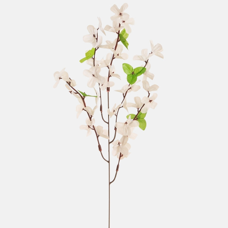 Kreemivärvi forsytia kunstlilleoks 51 cm - Kunstlilled
