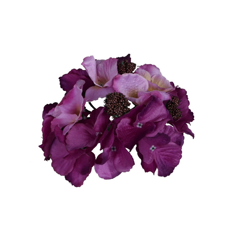 Purple Hortensia kunstlillepea Ø17 cm - Kunstlilled