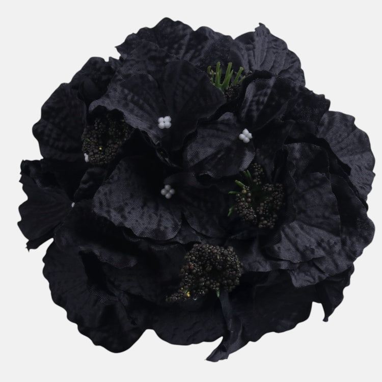 Black Hydrangea kunstlillepea Ø16 cm - Kunstlilled