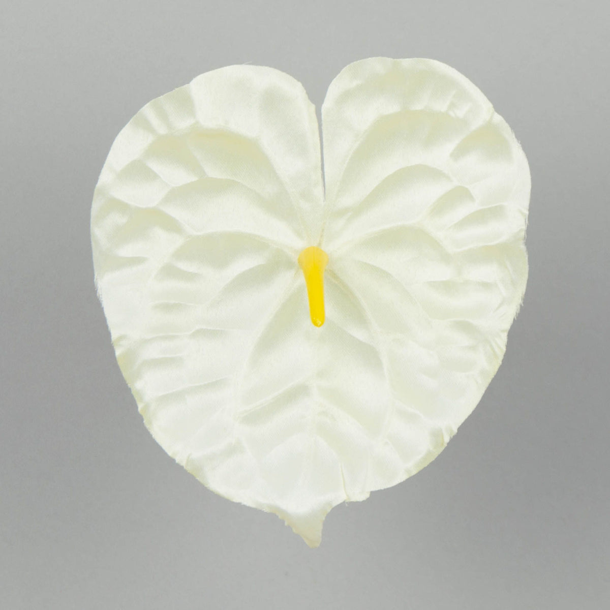 Kermanvärinen flamingonkukka – tekokukkapää, 14 cm