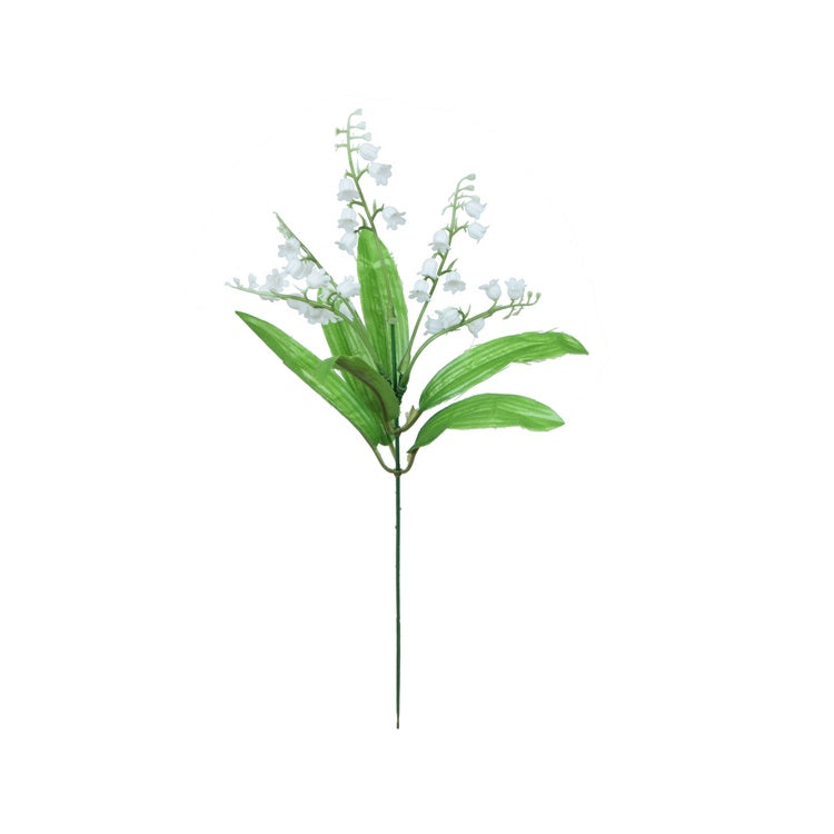 Valge keel kunstlill 34 cm - Kunstlilled