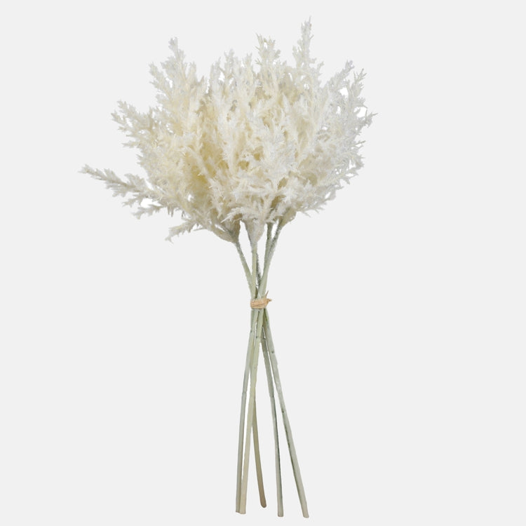 Kreemjas pilliroo kunstbukett 37 cm - Kunstlilled
