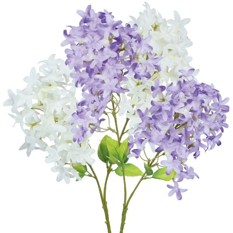 Lilla kunstlill juhuslik värv 70 cm - Kunstlilled
