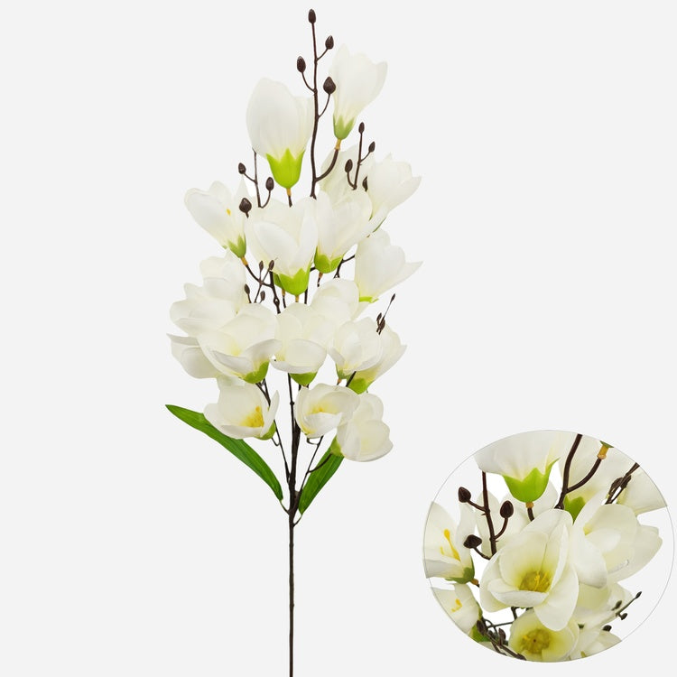 Kreemjas magnoolia kunstlill 86 cm - Kunstlilled