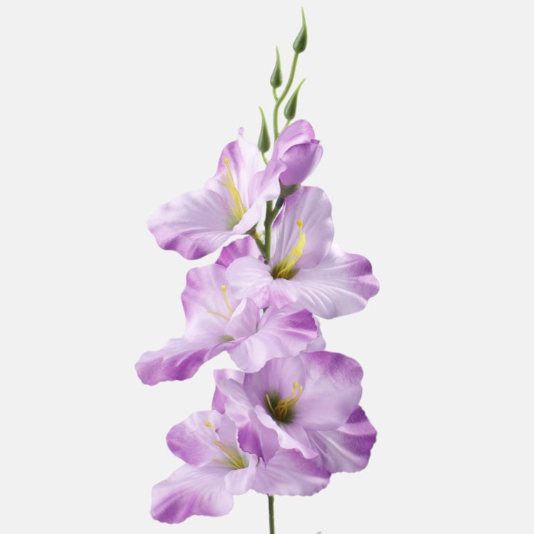 Lilla satiingladiool kunstlill 55 cm - Kunstlilled
