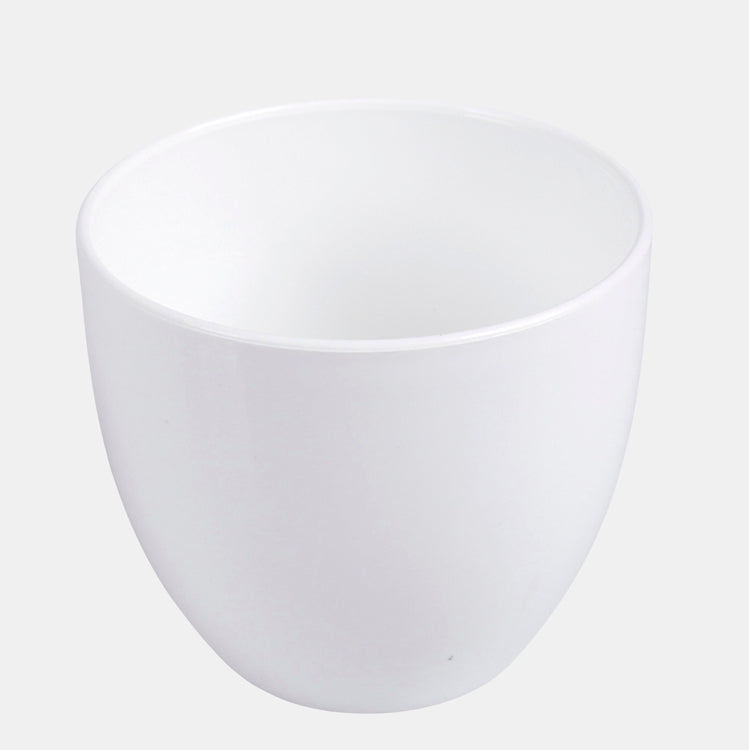 Valge Sava poti kate plastik 11,5 cm - Kunstlilled