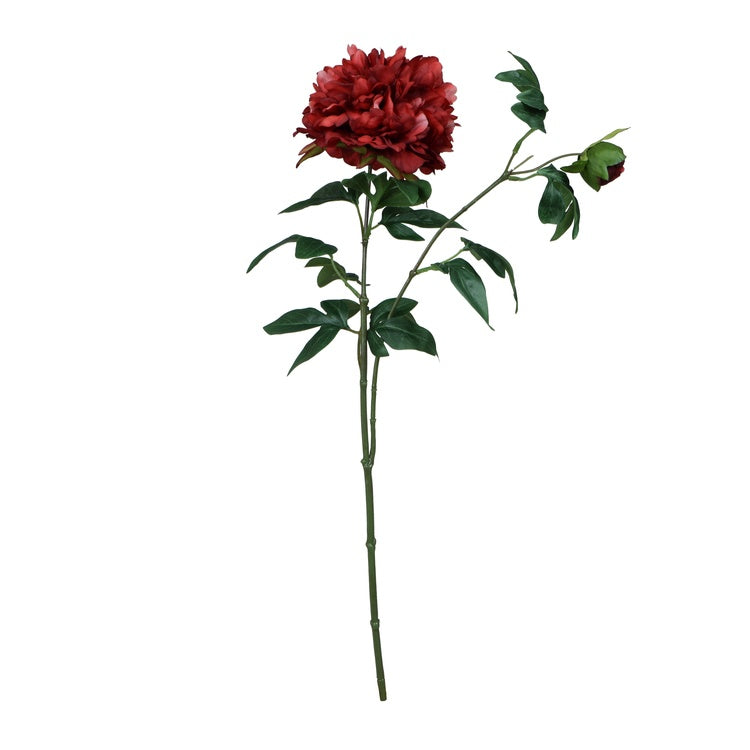 Punase pojengi kunstlill 65 cm - Kunstlilled