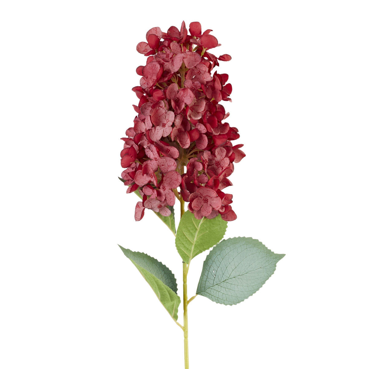 Punainen tekohortensian kukkavarsi, 83 cm