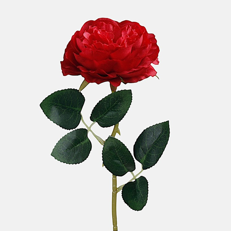 Punane kunstroos 43 cm - Kunstlilled