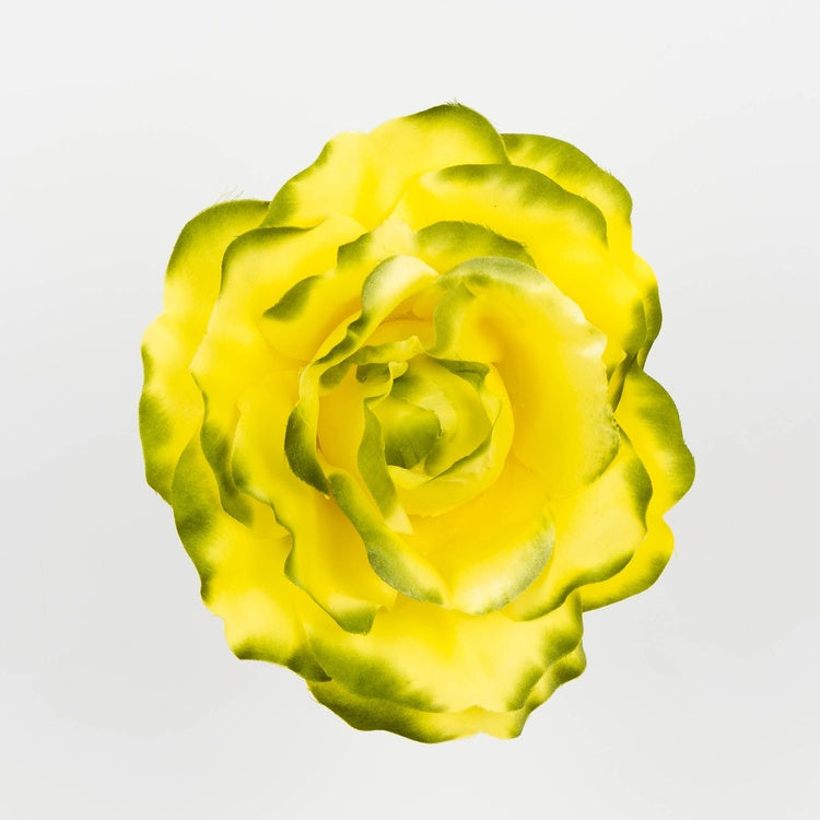 Kollase roosi kunstlillepea Ø20 cm - Kunstlilled