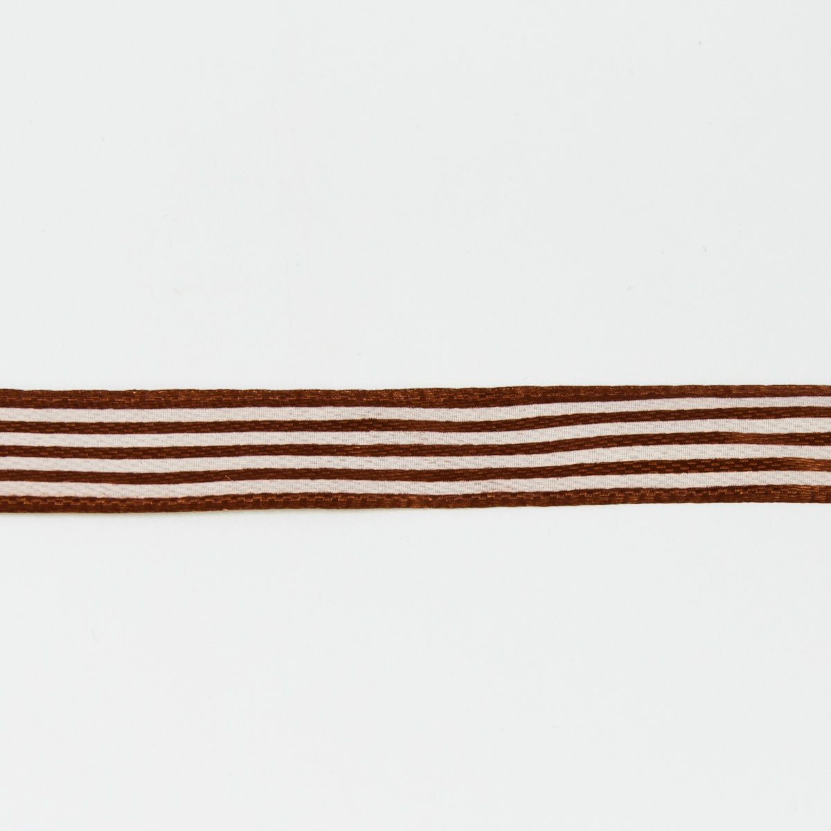 Ruskea koristenauha, satiini, 12 mm