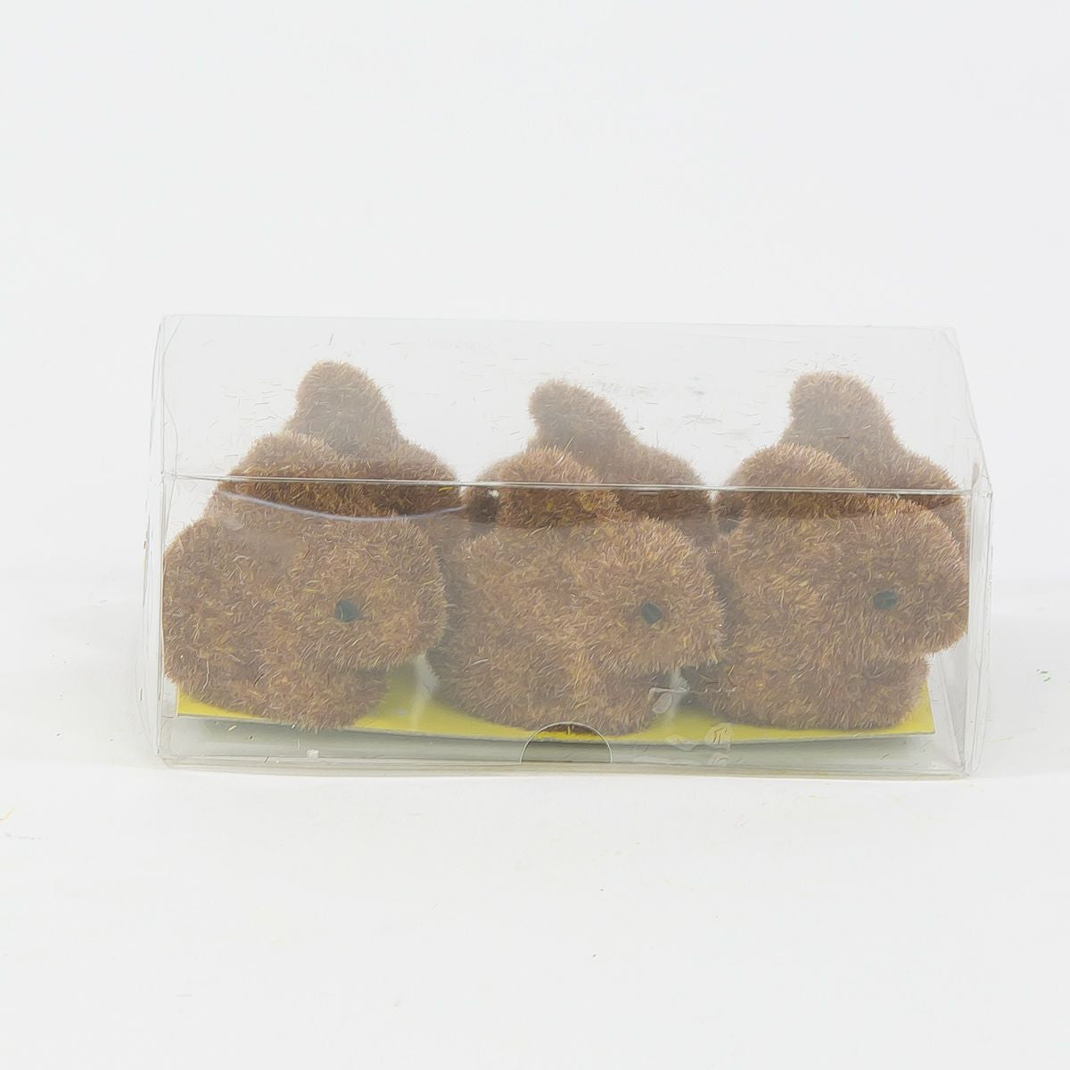 Ruskea pääsiäiskoriste, 4 cm, 6 kpl / pakkaus
