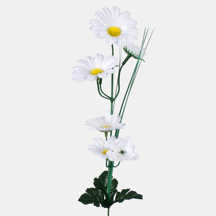 Daisy kunstlilleoks 7 õit 43 cm - Kunstlilled