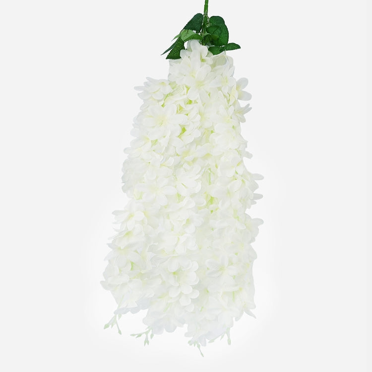 Kreemivärvi orhidee kunstviinapuu 87 cm - Kunstlilled
