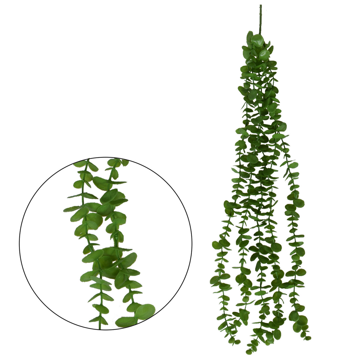 Tumma vihreä eukalyptus – tekoköynnös, 74 cm