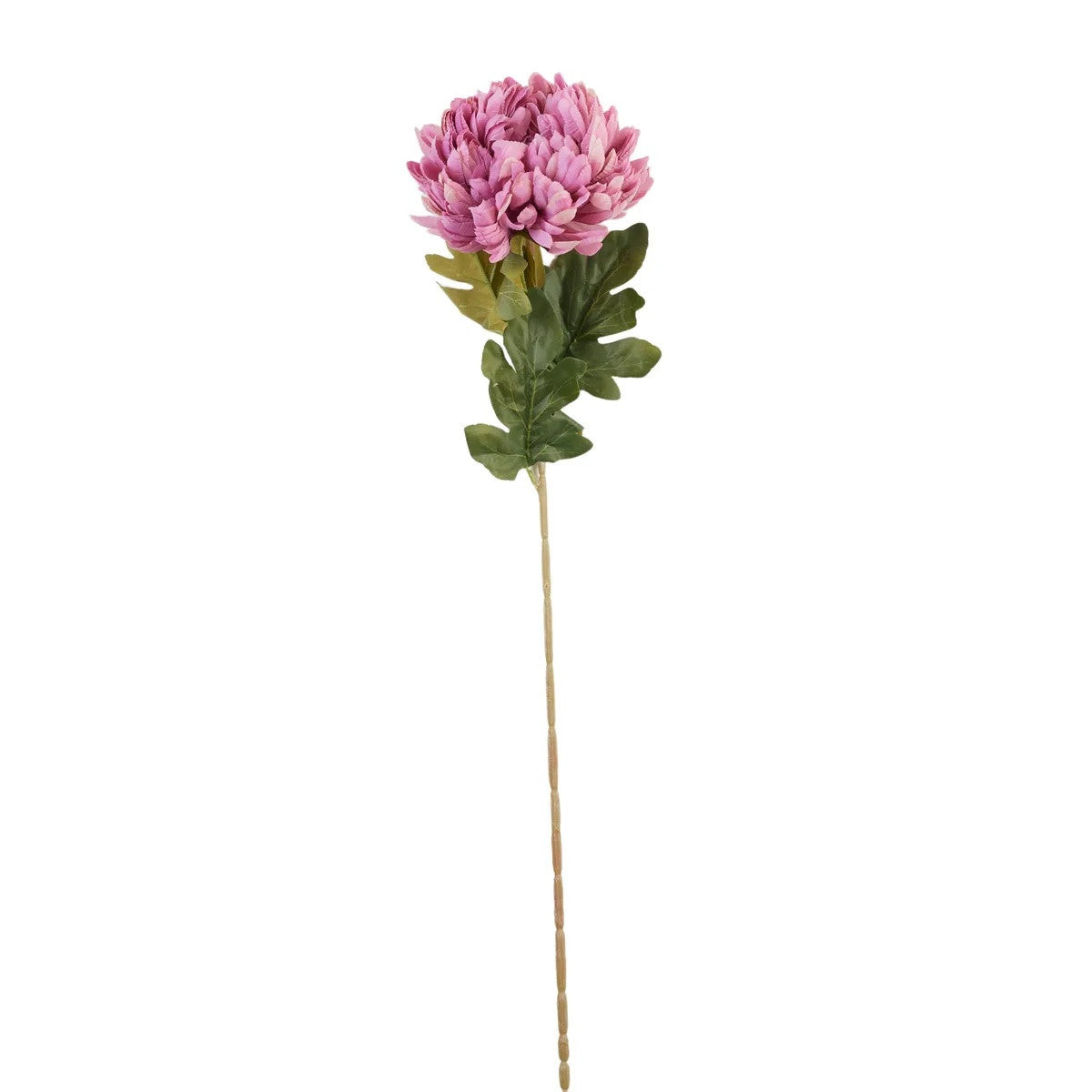 Vaaleanpunainen tekokrysanteemin kukkavarsi, 75 cm