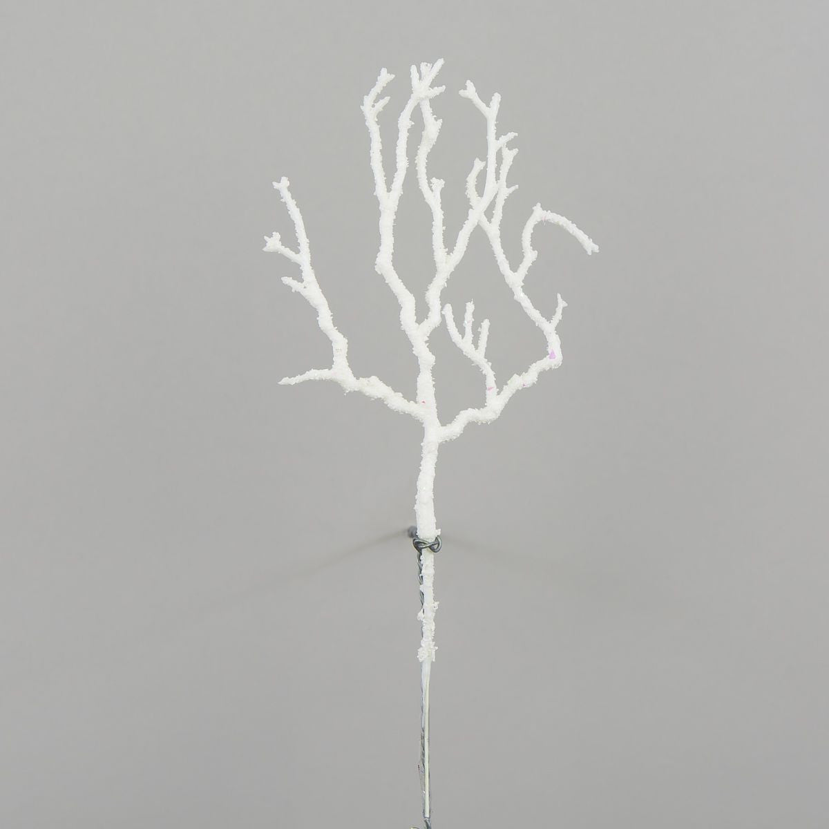 Valkoinen tekolehti, kimalle, 24 cm