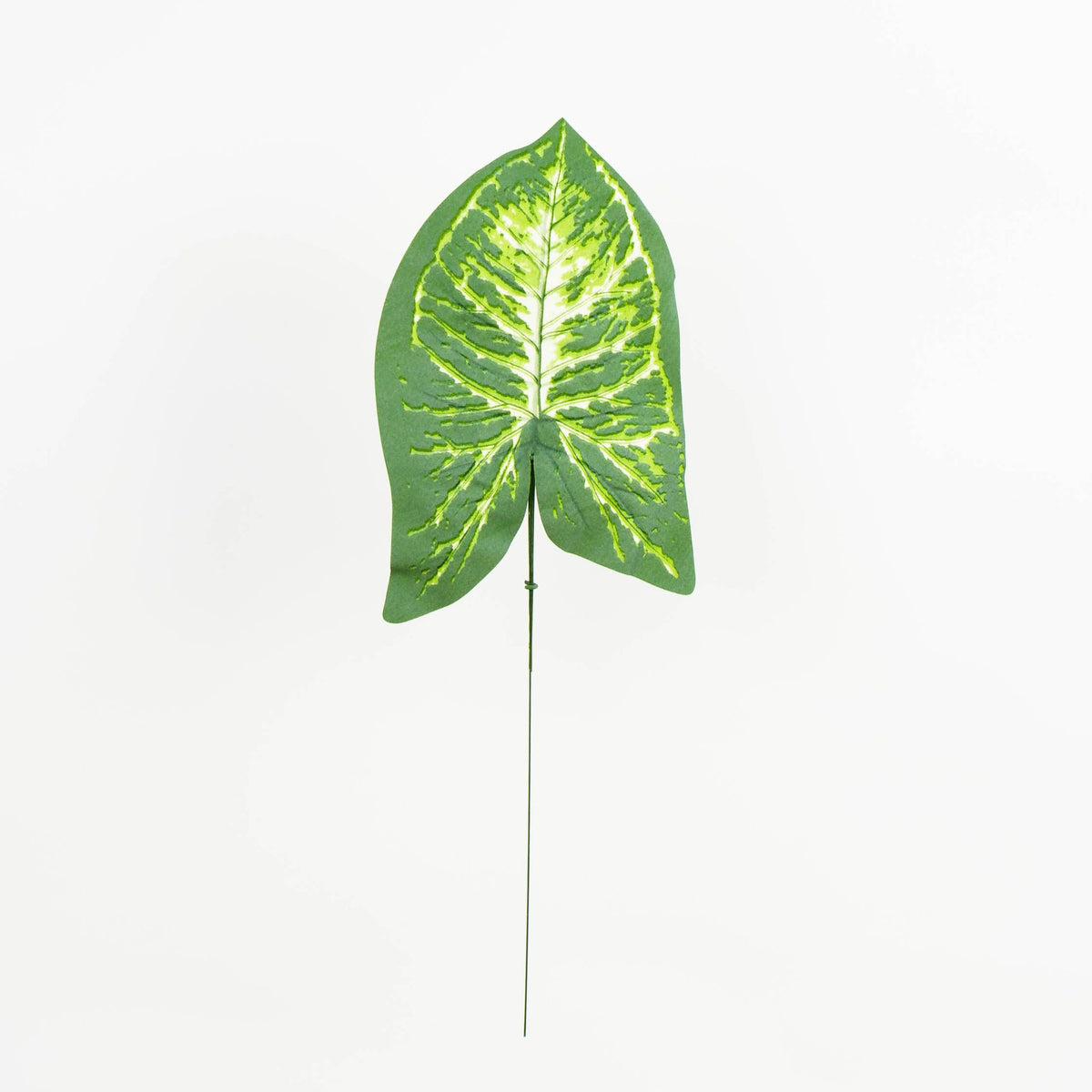 Vihreä kirjolehti – tekolehti, 47 cm