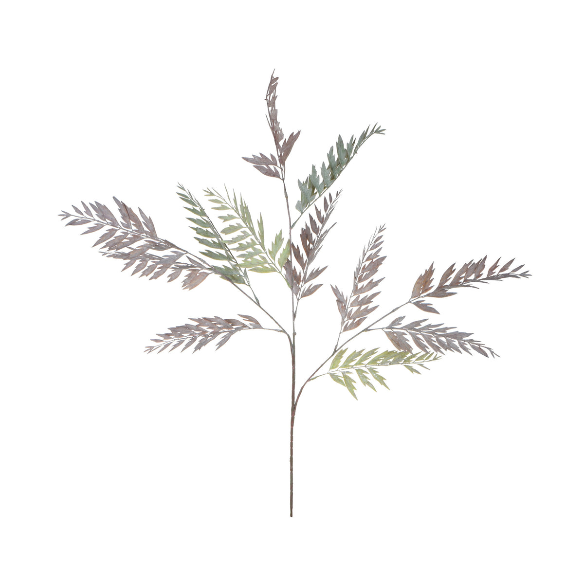 Violetti/vihreä saniainen – tekoköynnös, 98 cm