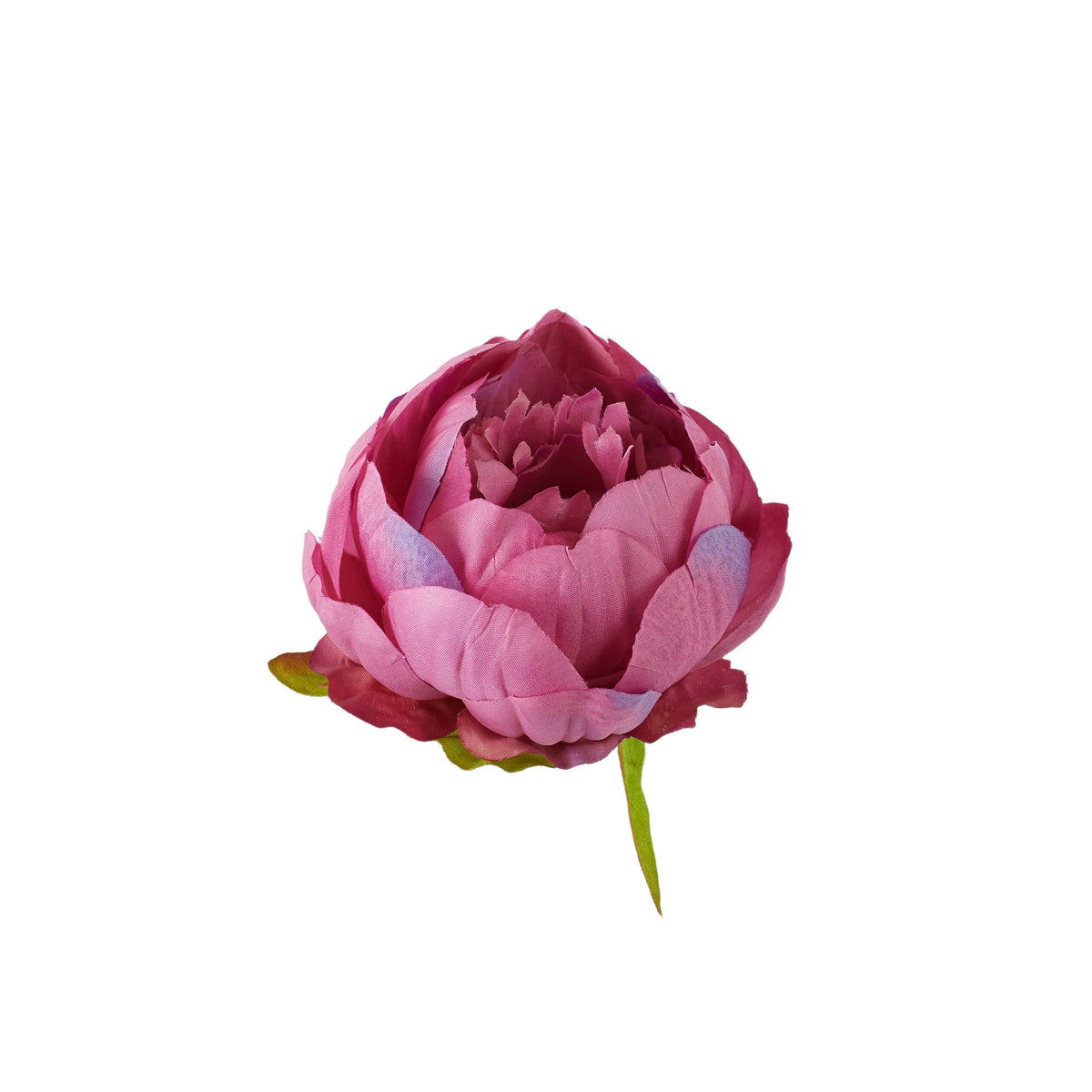 Violetti/violetti tekopionin kukkapää, 8 cm