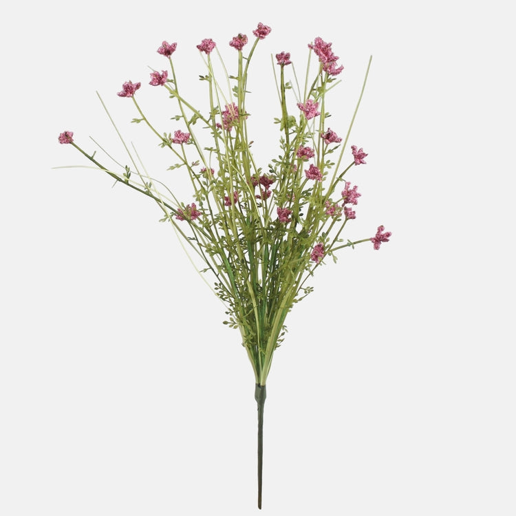 Roosa Verbena kunstlillekimp 48 cm - Kunstlilled