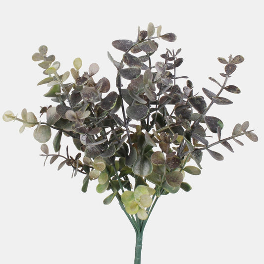 Eukalüpti kunstlillekimp hall-helepruun 35 cm - Kunstlilled