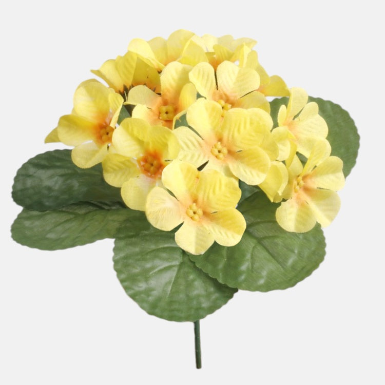 Kollane violetne kunstlillekimp 20 cm - Kunstlilled