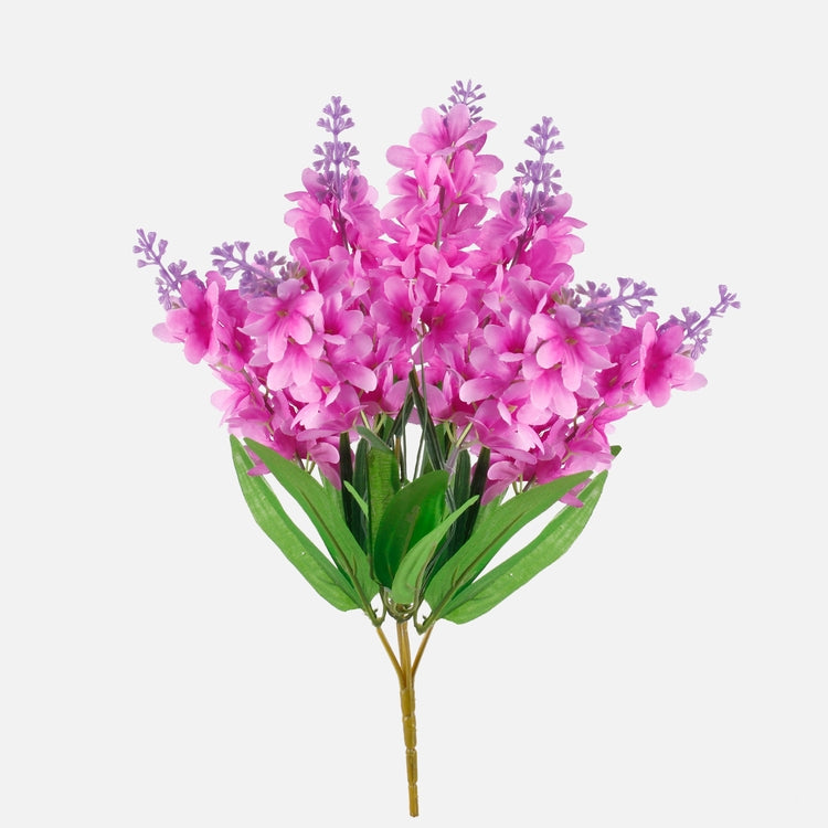 Lillavärvi liilia kunstlillekimp 38 cm - Kunstlilled