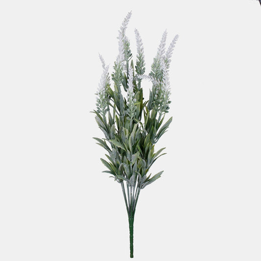 Valge lavendli kunstlillekimp 52 cm - Kunstlilled