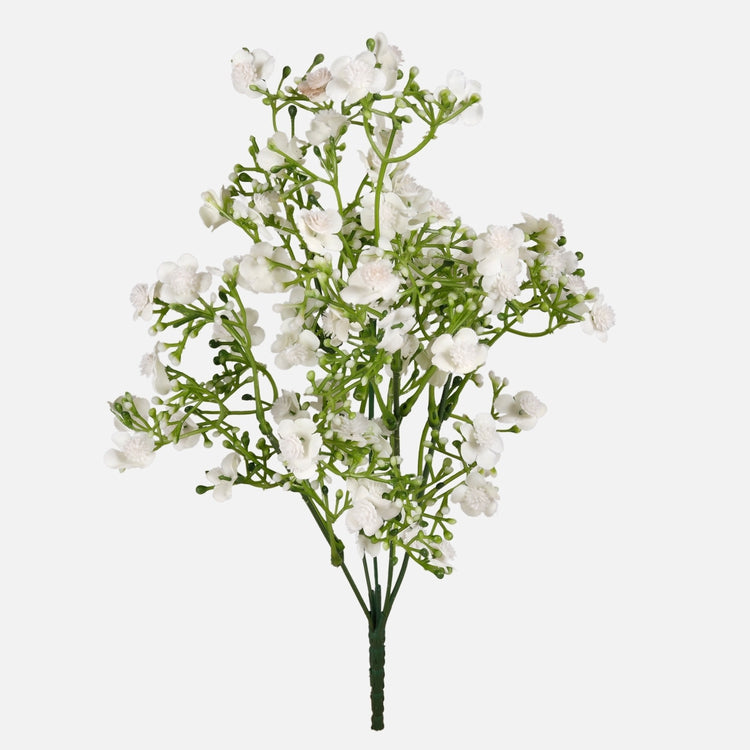 Kunstlilledest valge pruudikimp 36 cm - Kunstlilled