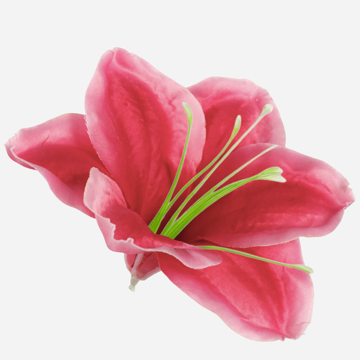Amaryllis – tekokukkapää, satiini, 12 cm