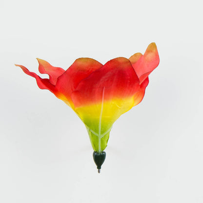 Amaryllis – tekokukkapää, satiini, 13 cm, 12 kpl