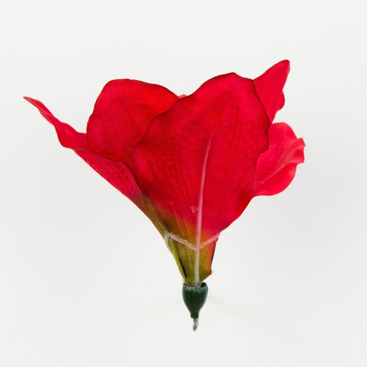 Amaryllis – tekokukkapää, satiini, 13 cm, 12 kpl