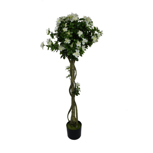 Kreemivärvi asalea tehispuu 145 cm - Kunstlilled