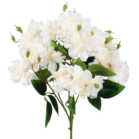 Kreemivärvi asalea kunstlill 76 cm - Kunstlilled