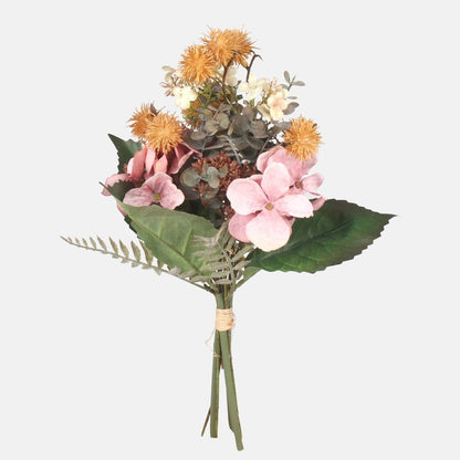Roosa Hortensia kunstlillekimp 39 cm - Kunstlilled