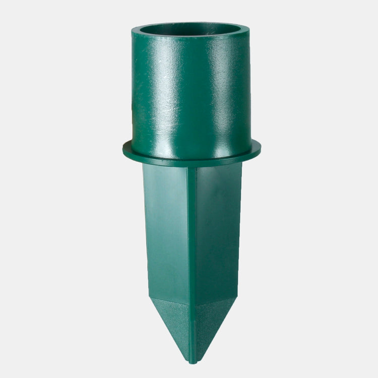 Rohelisest plastikust küünlaalus 8 cm - Kunstlilled