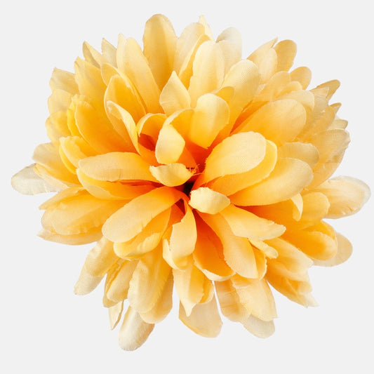 Kollase krüsanteemi kunstlillepea Ø12 cm - Kunstlilled