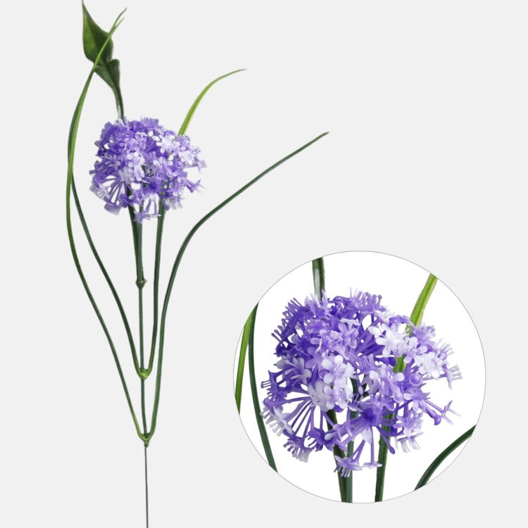 Kaunistuseks lilla küüslauk 31 cm - Kunstlilled