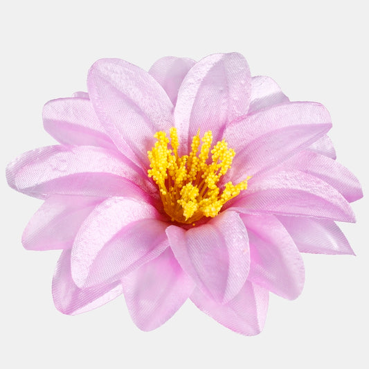 Helelilla satiindaalia kunstlillepea Ø12 cm - Kunstlilled