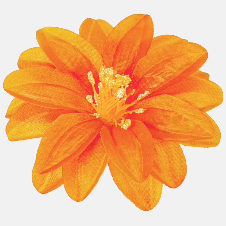 Satiindaalia kunstlillepea oranž Ø12 cm - Kunstlilled