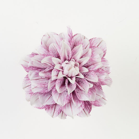 Dahlia kunstlillepea kreem-lilla Ø17 cm - Kunstlilled